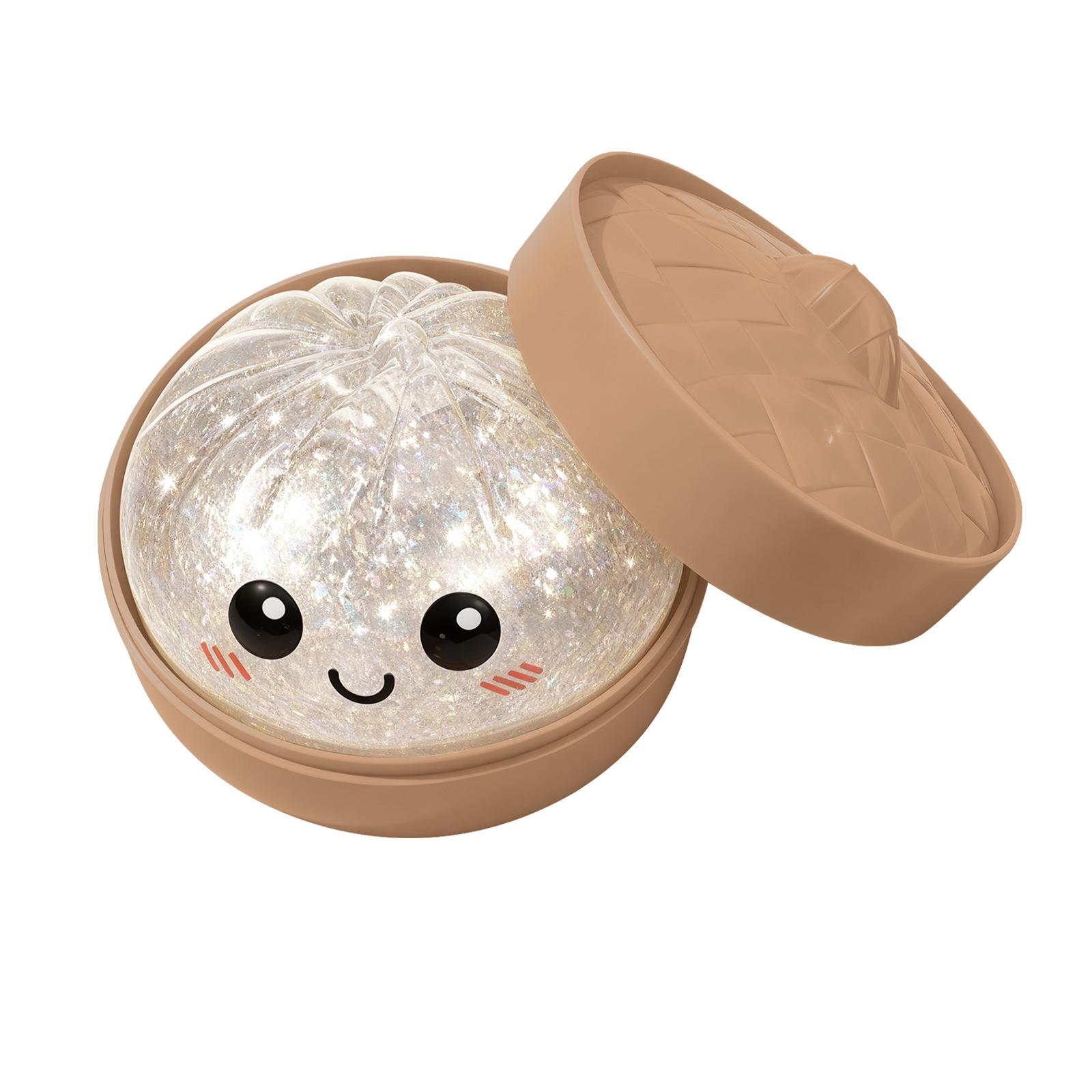 DOWMOO Pearl Color Baozi Squeeze Toy - Realistic, Creative, Cute Stress Relief Item