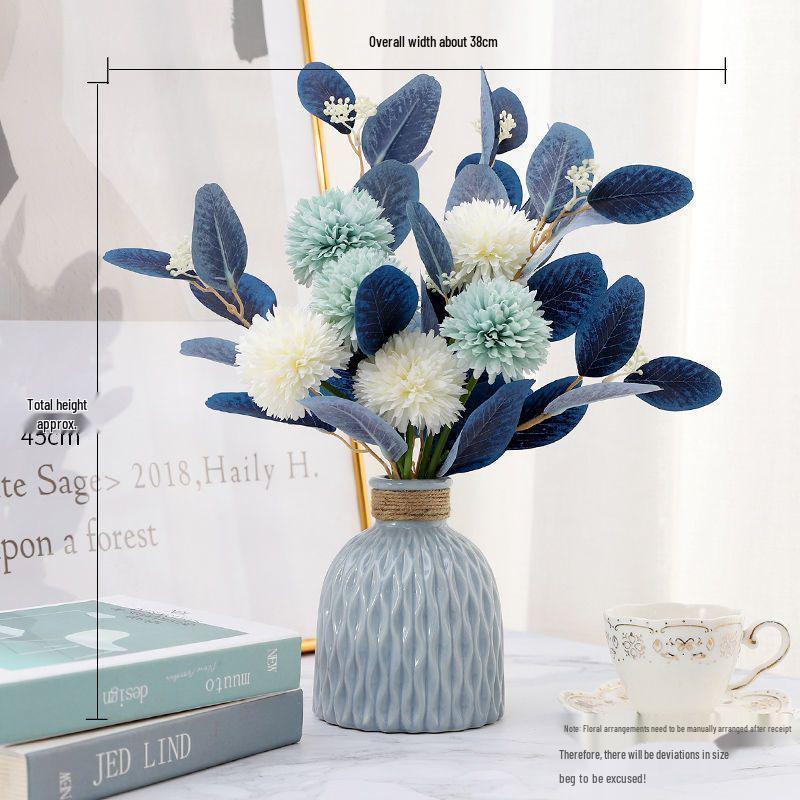 New Nordic High-End Artificial Flower Arrangement for Living Room and Dining Table Home Décor Art.