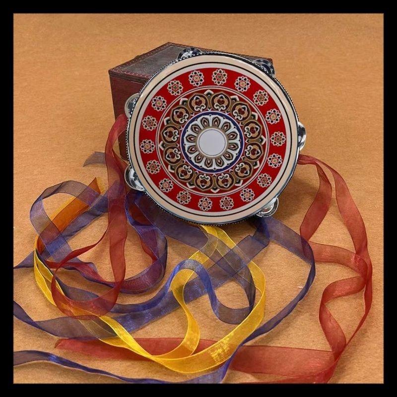 Children's Xinjiang Dance Tambourine for Orff Instrument Teachers and Grade Exams