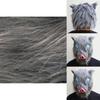 Autentisk Anime Demon Slayer Kimetsu No Yaiba Hashibira Inosuke Gris Cosplay Mask Idealisk För Maskeradfester