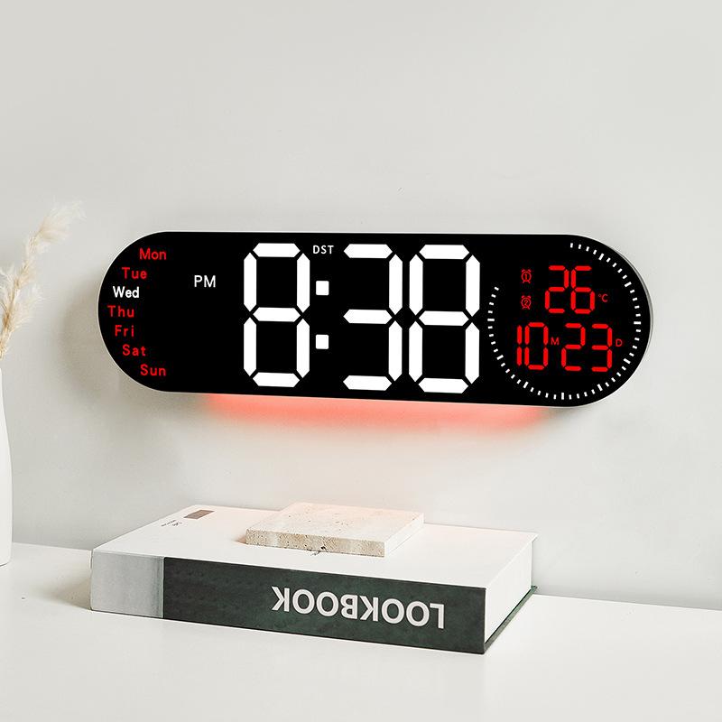 New Multi-function LED Alarm Clock for Student-specific Dormitory Small Alarm Clock Double Group Alarm Clock Countdown