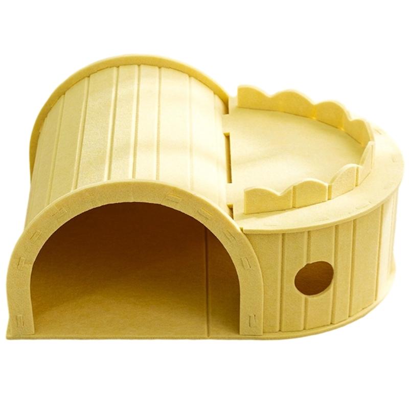 

Tunnel Dog Bed Hideaway Soft House Pet Sleep Bed for Indoor Use Pet Hideaway House Camping Bed Condo жёлтый