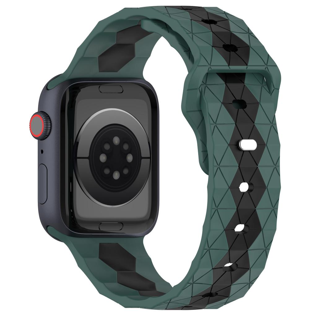 KALEBOL Football Pattern Silicone Strap for Apple Watch Series 10 Ultra 9 8 7 SE 6 5 4 3 2 1 46mm 49mm 45mm 44mm 42mm Watch Band