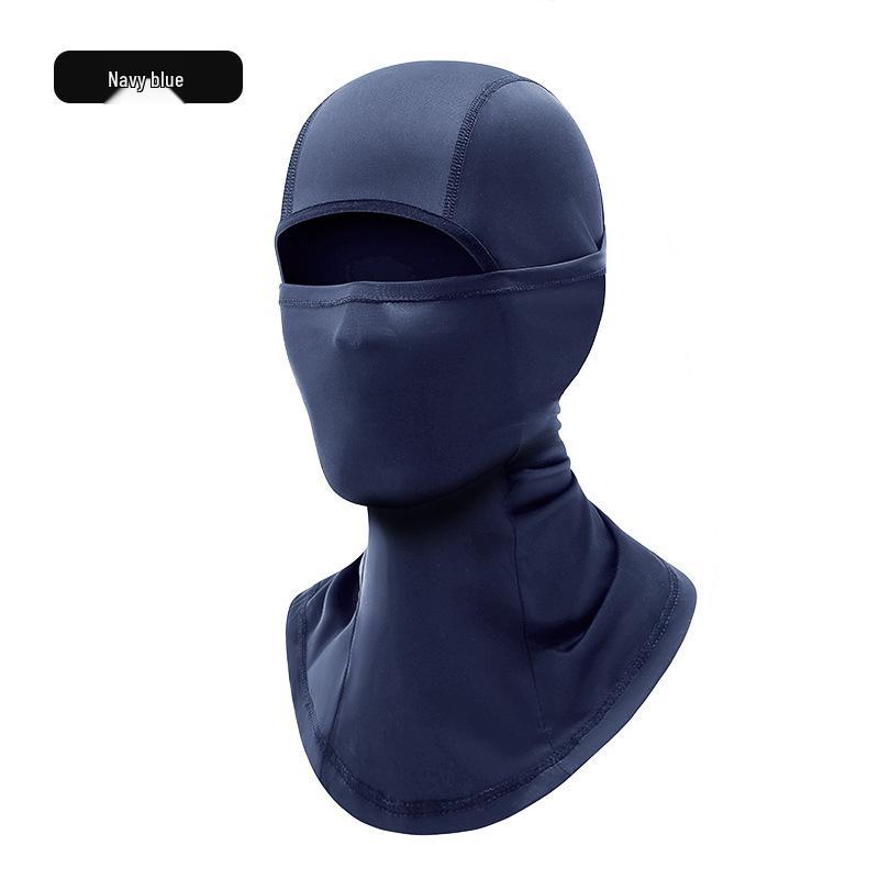 

Летний вкладыш для велосипедного шлема: Быстросохнущая, Влагоотводящая, Маска и бафф для защиты от солнца One Size темно-синий