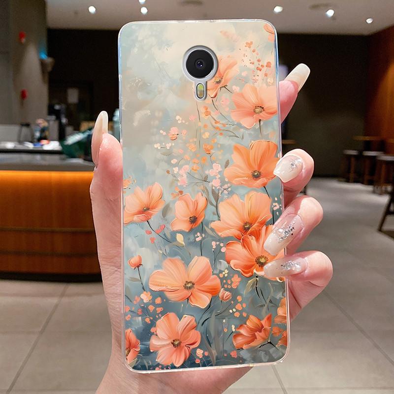 

Чохол для Meizu M3 M5 Note Чохол для Meizu M3S M5S Задня кришка Прозорий Розкішний Метелик Мода Квітка М який ТПУ Силіконовий Чохол для Телефона Meizu M5S