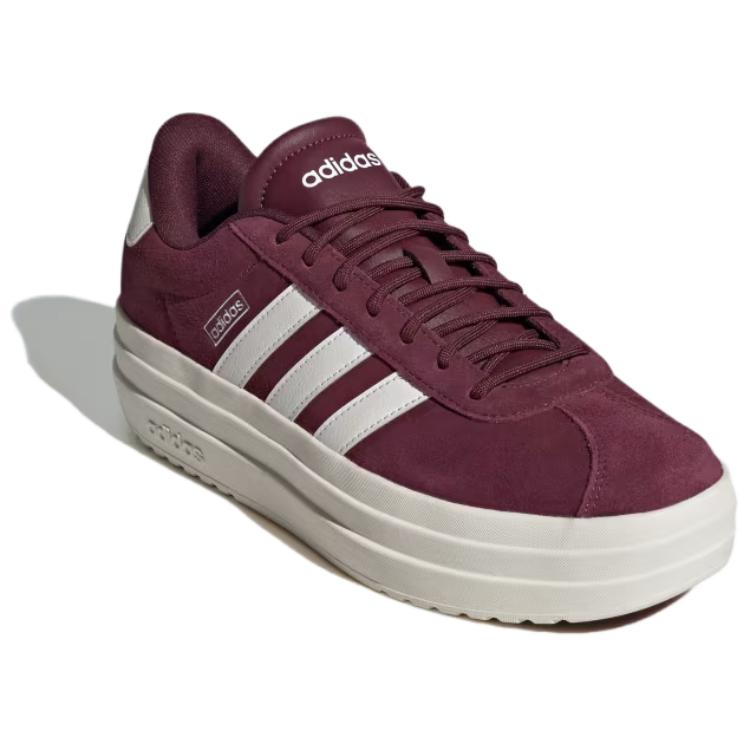 Adidas VL Court Bold Maroon Women Sneakers Red Core-White Off-White IH0366