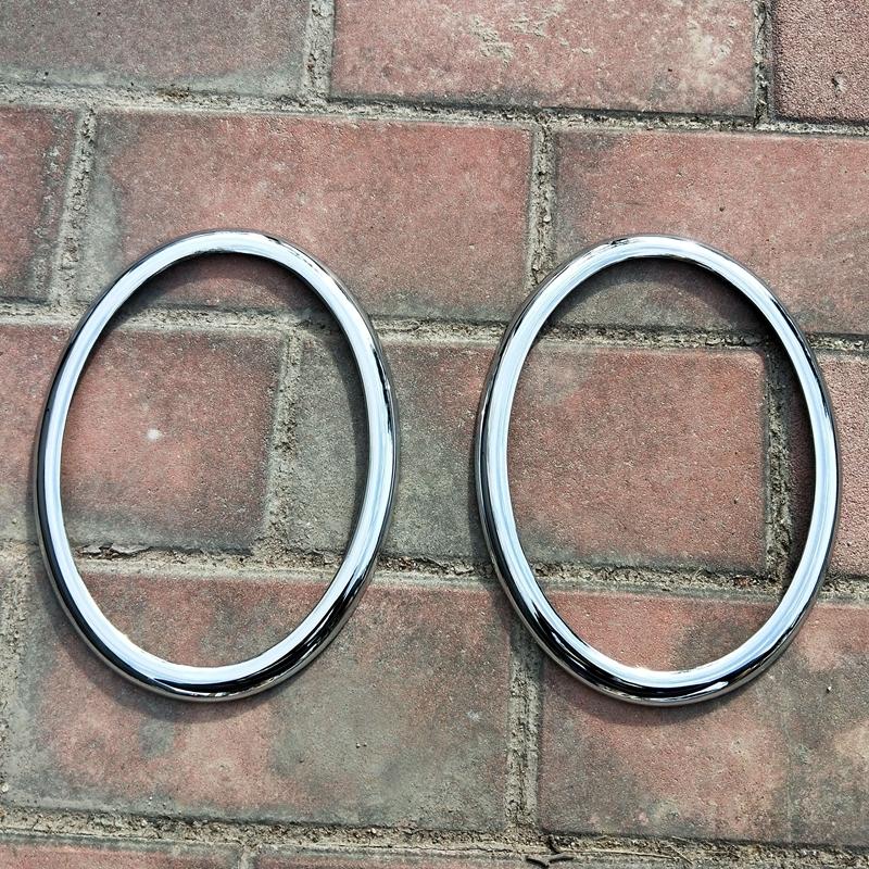 Car Headlights Lamp Cover Lens Shell Ring Trim Sticker Rear Light Plating Decorative PartsFor Volkswagen 2005 - 2011 Beetle