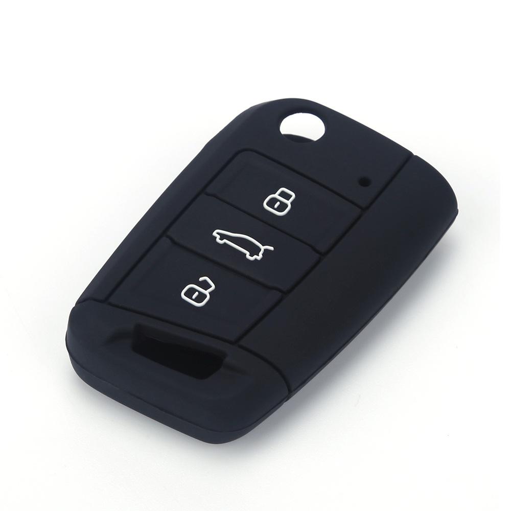 Suitable for Volkswagen Lingdu Silicone Key Cover Tuangtuan L New Lavida Polo Plus Lavida Shadow Protection Cover