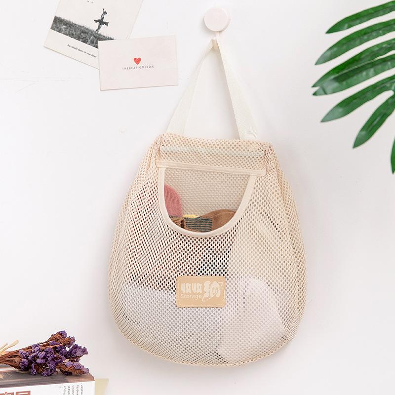 Sock Storage Hanging Bag Wardrobe Hanging Underwear Underwear Organizing Bag Hanging Wall Hanging Net Door Behind Dormitory
