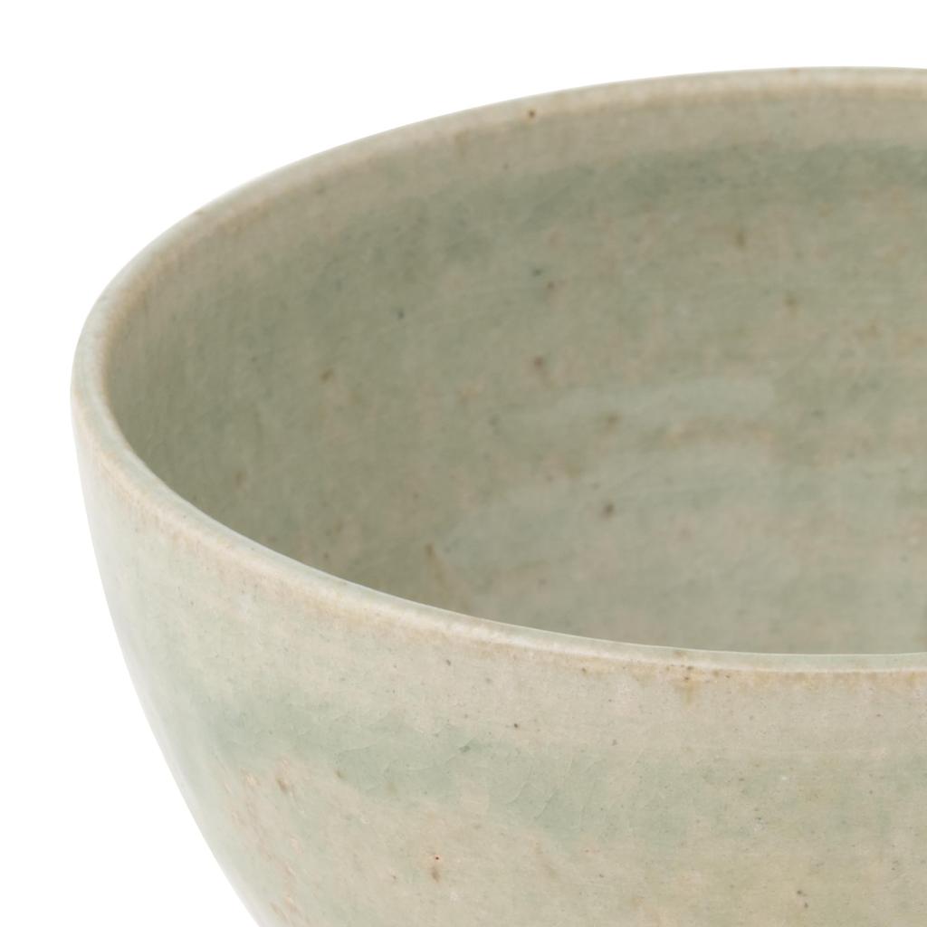 Marui Seito Shigaraki Ware Hechimon Soup Bowl, Diameter 11cm, White Bidro, Ivory, MR-3-4217