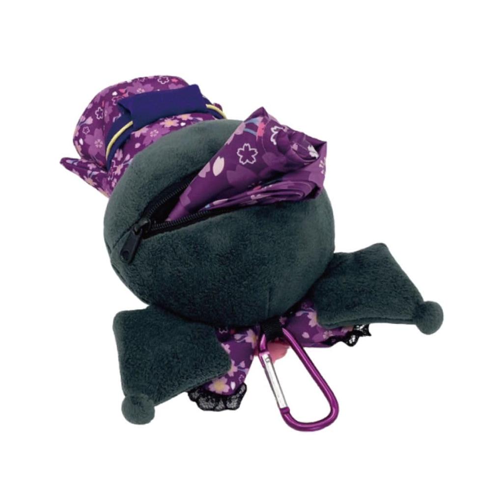 Nakajima Corporation Plush Eco Bag Sakura Kimono Kuromi 193612-24
