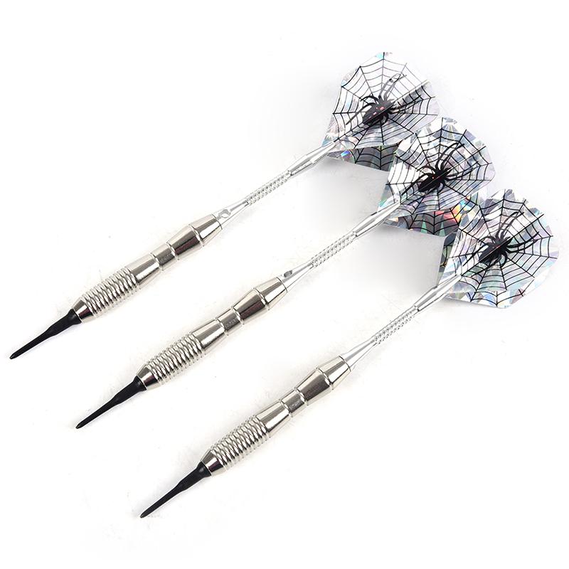 Buy 3Pcs Tungsten Soft Tip Darts Shafts With Dart Flights Indoor Sports