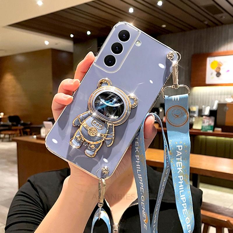 

S 21 22 24 Чехол-чехол с ремешком через плечо для Samsung Galaxy S21 S22 S23 S24 Plus Ultra S20 Fe Силиконовый чехол-подставка Note 10 20 Note 20 Ultra