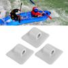 3Pcs Boat Motor Bracket Buckle PVC Fixed Motor Stand Rope Holder Accessory for Yacht