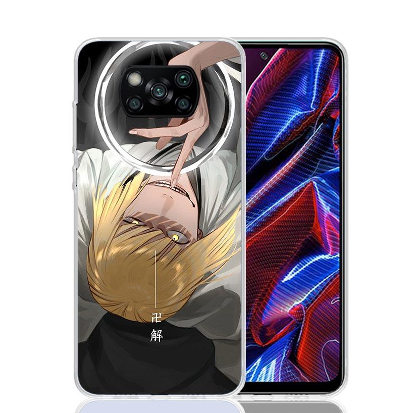 Bleach Shinji Hirako Phone Case For Xiaomi Poco X7 X6 X5 Pro F7 Ultra Redmi 15C 15 13 13C 12 12C 10 10A 10C 9 9A 9C 9T Cover Poc