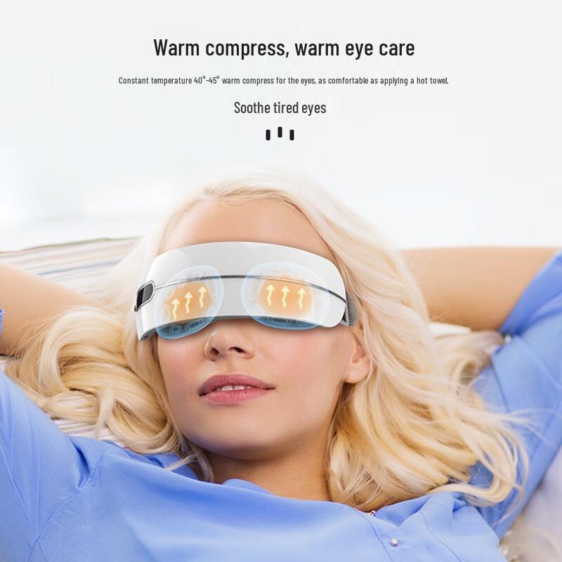 Bluetooth Wireless Heating Kneading Eye Massager CN Plug (adapter Included)