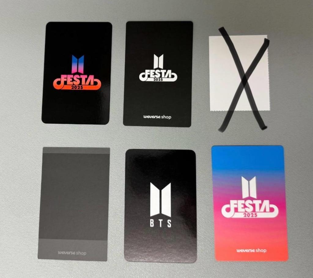 [USED] BTS FESTA PTD SUGA Yoongi Trading Card Instant Photo