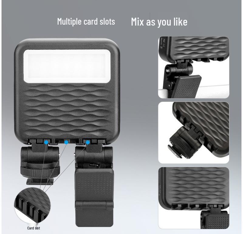 Luce di riempimento mobile 7VLOGLITE C49: Luce LED Portatile per Video e Bellezza per Telefono e Fotocamera