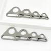 Meetee 5/10Pcs 20-38mm Stainless Steel Buckle Bag Strap Adjuster Buckles Bra Bikini Connector Clasp Anti-slip Fixing Accessories