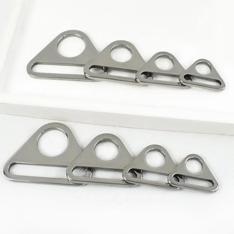 Meetee 5/10Pcs 20-38mm Stainless Steel Buckle Bag Strap Adjuster Buckles Bra Bikini Connector Clasp Anti-slip Fixing Accessories