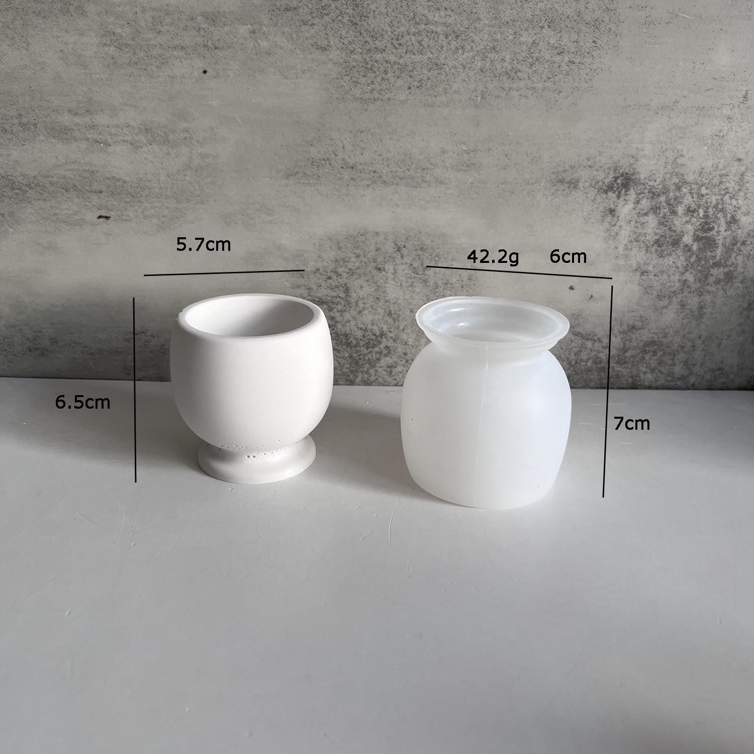 

Глянцевая полосатая силиконовая форма для подсвечника, стакан для вина, банка для свечи, гипсовая форма, формы для подтеков