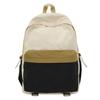 Lightweight Color Block Sports Backpack Large Capacity Student Schoolbag