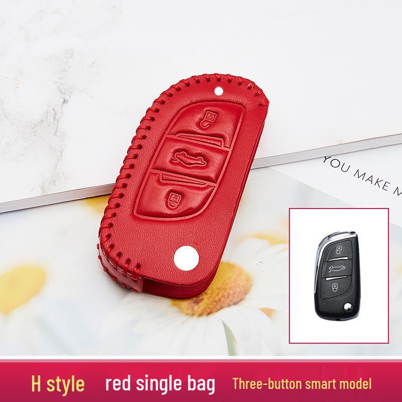 2020 Model Enhanced Car Key Case and Keychain