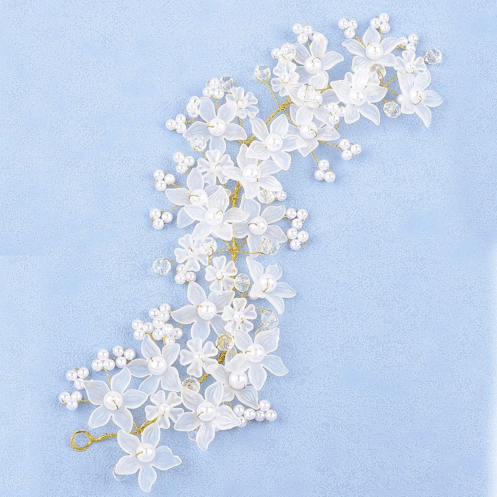 Luxury Wedding Headdress Fairy Flower BarrettesBridal Headwear Bridal Headwear  Hair Jewelry