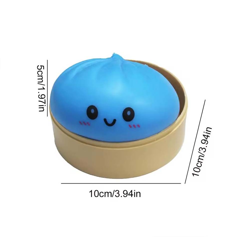 Neues simuliertes Knödel Squishy Entspannend Antistress Steigert Glück Wiederverwendbar Rückprall Quetsch Entlastungsspielzeug