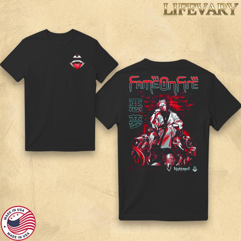 Fame On Fire Anime Unisex TShirt Retro Band Graphic amp; Anime Crossover Merch Unisex T-Shirt M