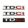 AAANN1 3D Metal TDCI Emblem for Ford Fiesta Kuga Mondeo Focus MK2 MK3 - Chrome Black Car Trunk Fender Badge Sticker