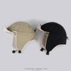 Pilot hat men and women winter thickened warm helmet liner ear protection hat outdoor cycling cold hat tide