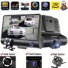 1080P Car DVR 3 Cameras Lens 4 Inch Dash Camera With Rearview Camera Included TF Card Video Recorder Auto Registrator