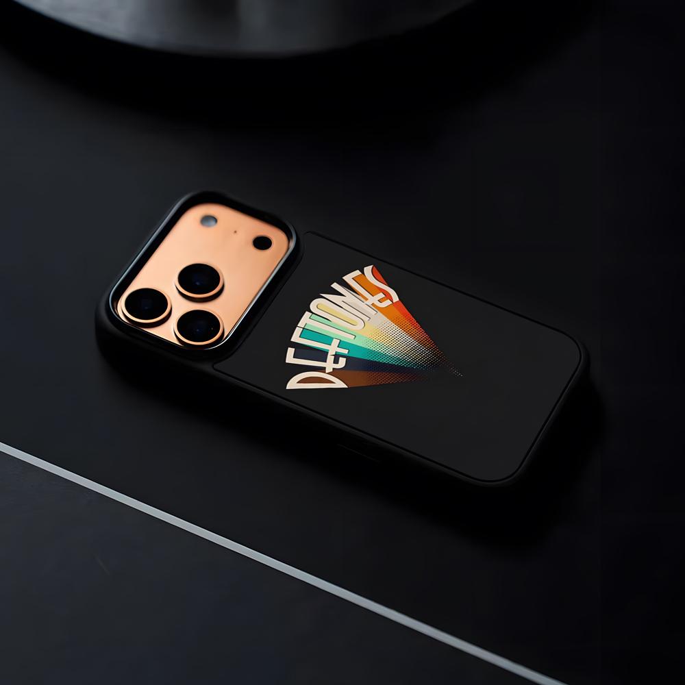 

Deftones Band Phone Case For IPhone 17 16 15 14 13 12 Pro Max Plus Black Frame Hard Shell iPhone 14 Pro Max