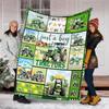 Truck Theme Printed Blanket - Perfect for Couch, Bed, Travel & Outdoor Use | Machine Washable, Cozy & Durable.