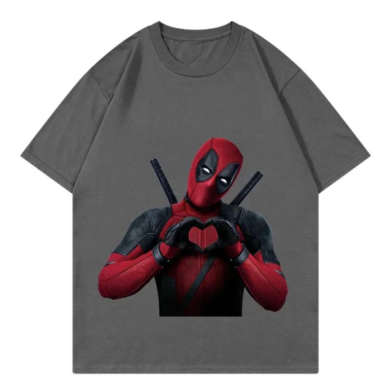 

Fashion American Deadpool Movie Short Sleeve Men s Overd Loose Women s Crew Neck T-Shirt 2024 New Summer Top Unisex#Color XXXXXL
