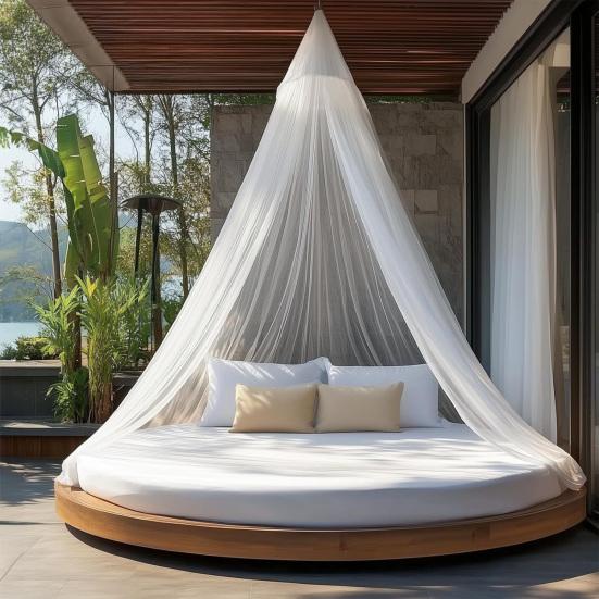 Mosquito Net Bed Canopy Hanging Mesh Bed Tent from Ceiling Dome