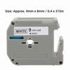9mm × 8m Label Tape Label Tape Printer for Brother Label Printer PT-65/70/80 Retail Labeling