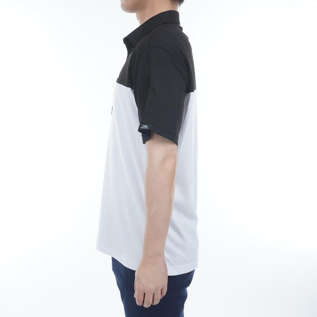 Ping Apparel Men's Short Sleeve Polo Shirt (Stretchable, Cool To the Touch) / Golf / 621-5160203 010_Black, Size M