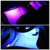 One Set(4pcs light tube) LED Car Interior Ambient Light USB Backlight Music Control RGB Party Auto Decorative Atmosphere