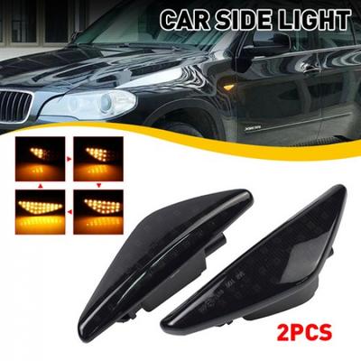 For 2011-14 BMW X3 F25 07-13 X5 SUV E70 LED Turn Signal Side Marker Light Amber