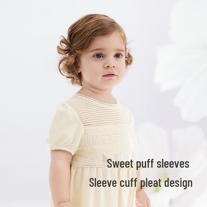 YEEHOO Baby Cotton Short-Sleeve Bodysuit