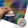 High Gloss Laser Silver Carbon Fiber Vinyl Film Motorcycle Body Stickers Rainbow Car Film Covers Accessories Wrap Foil Sticker