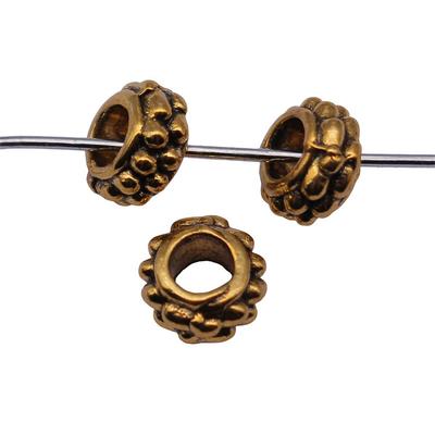 Large Hole Dot Spacer Beads Multi Color Charms For Bohemian Jewelry Findings