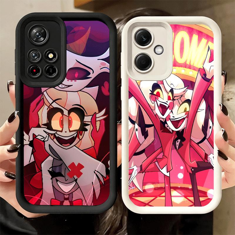Hazbin Hotel Anime Soft Phone Case for Xiaomi Poco X7 X6 X5 Pro X4 Gt X3 F7 Ultra M8 M7 Redmi 15C 15 14C 13 13C 12 12C 10 10C