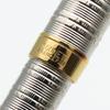 Used PARKER Ballpoint pen SONNET FRANCE P.III metal Silver gold Rotary type