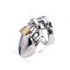 Male Chastity Lock CB6000sm: Metal Birdcage Seminal Vesicle Restraint Sex Toy