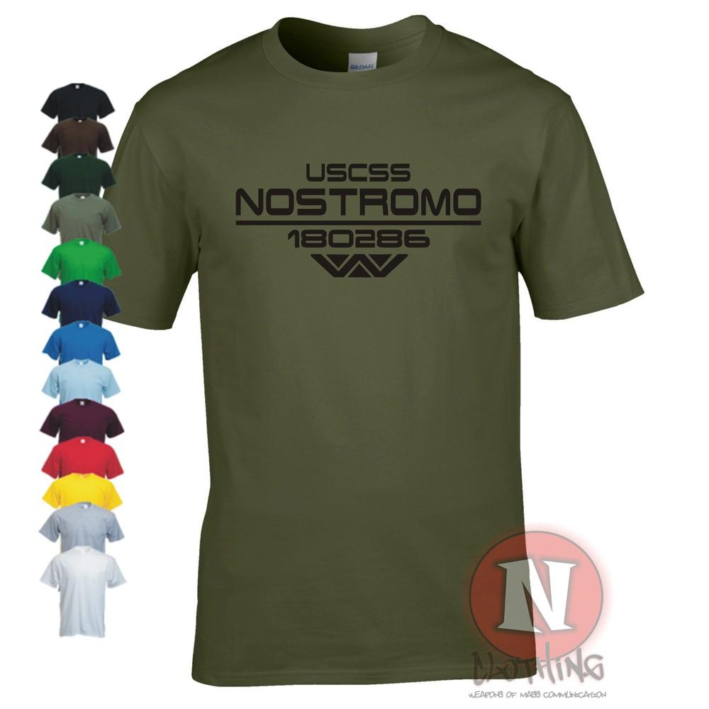 Nostromo Alien Aliens Ciencia Ficción Tributo Camiseta