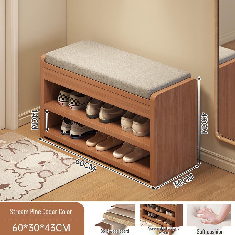 

Табурет для переобувания и шкаф для хранения: Прихожая, обувница, скамья и встроенный шкаф для дома Large Capacity Shoe-changing Stool
