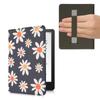 Kwmobile Case for Amazon Kindle Paperwhite Generation 2021 Shockproof PU Leather Folio Cover with White Daisy Design 11. -
